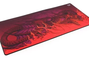 Mousepad Gamer Redragon Infernal Dragon Seiryu Vermelho 880x420