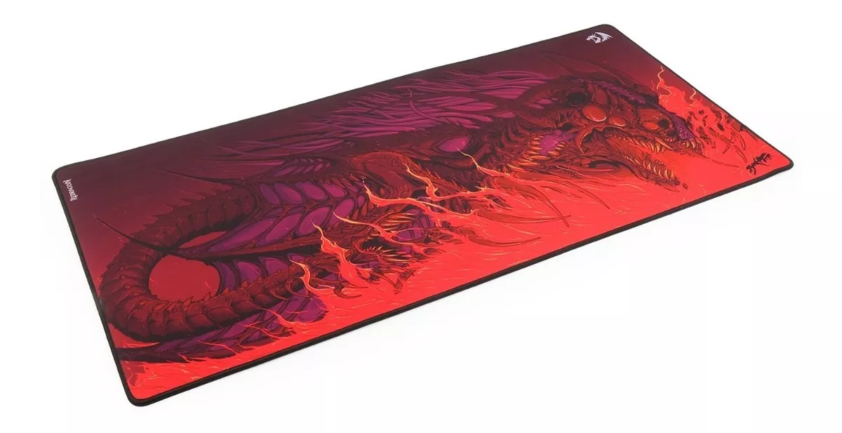 Mousepad Gamer Redragon Infernal Dragon Seiryu Vermelho 880x420